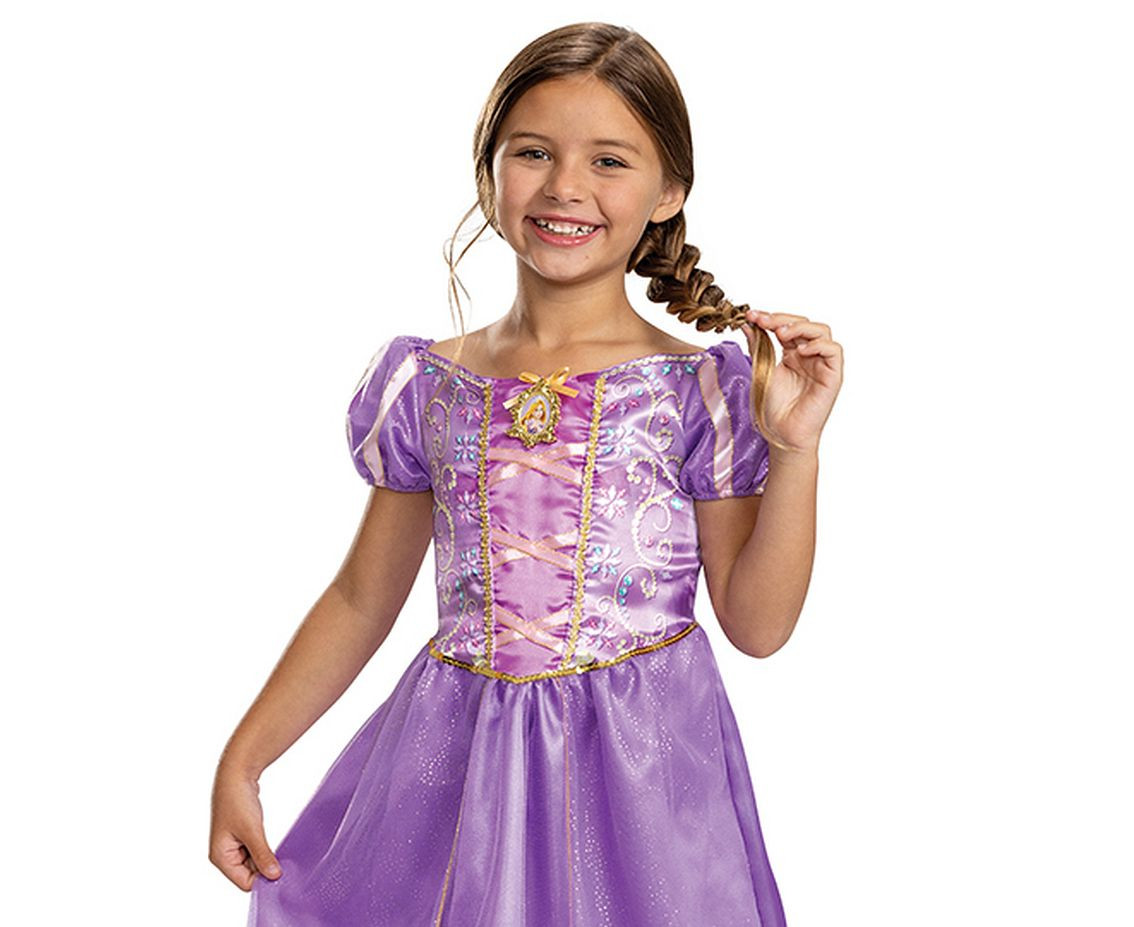 Costume Rapunzel Classic - Tangled Princess (license), size M (7-8 years) EOL